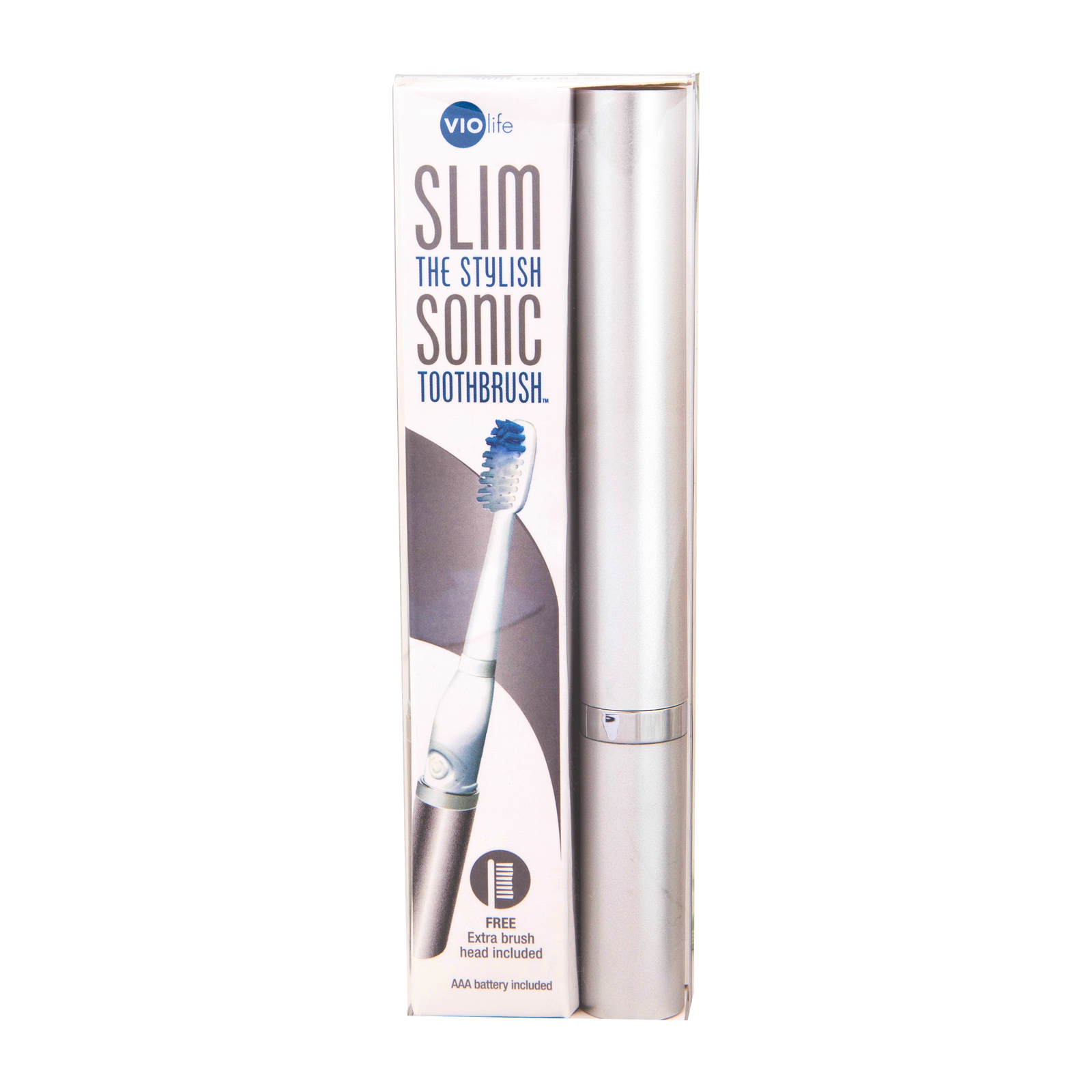Smile Labs LA: Slim Sonic Tooth Brush (Silver)